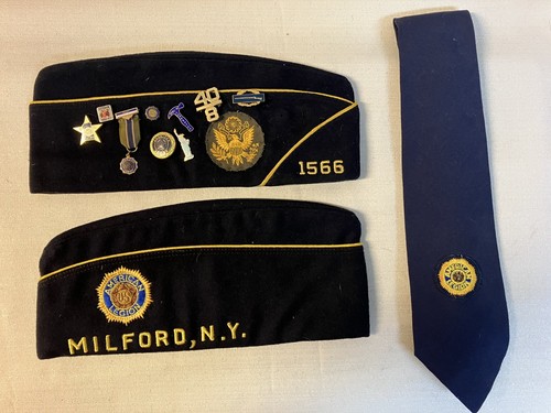 American legion pins - american, tie